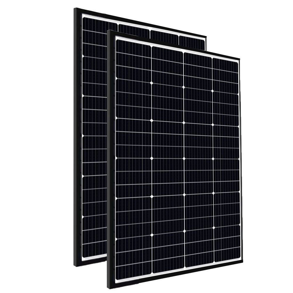160W 165W 170W 175W 182mm Longer Life-time Power Yield Mono Half Cell Black Solar Panel