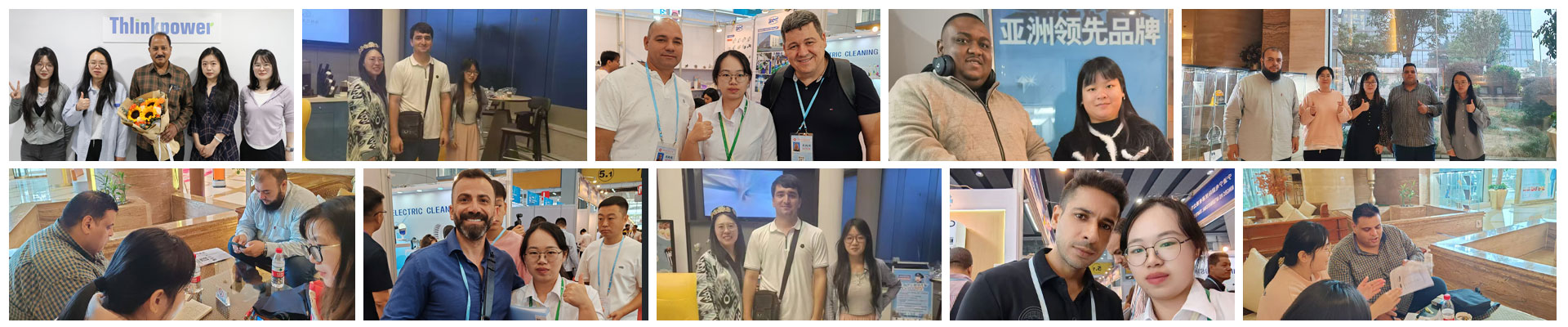 aboutus-展会部分客户合影