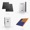 10Kw All Black Hybrid Solar Power System 15Kw Solar Power System
