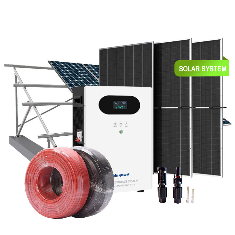 All In One Complete Full Package 100KWh/Day Power Hybrid Solar Energy ...