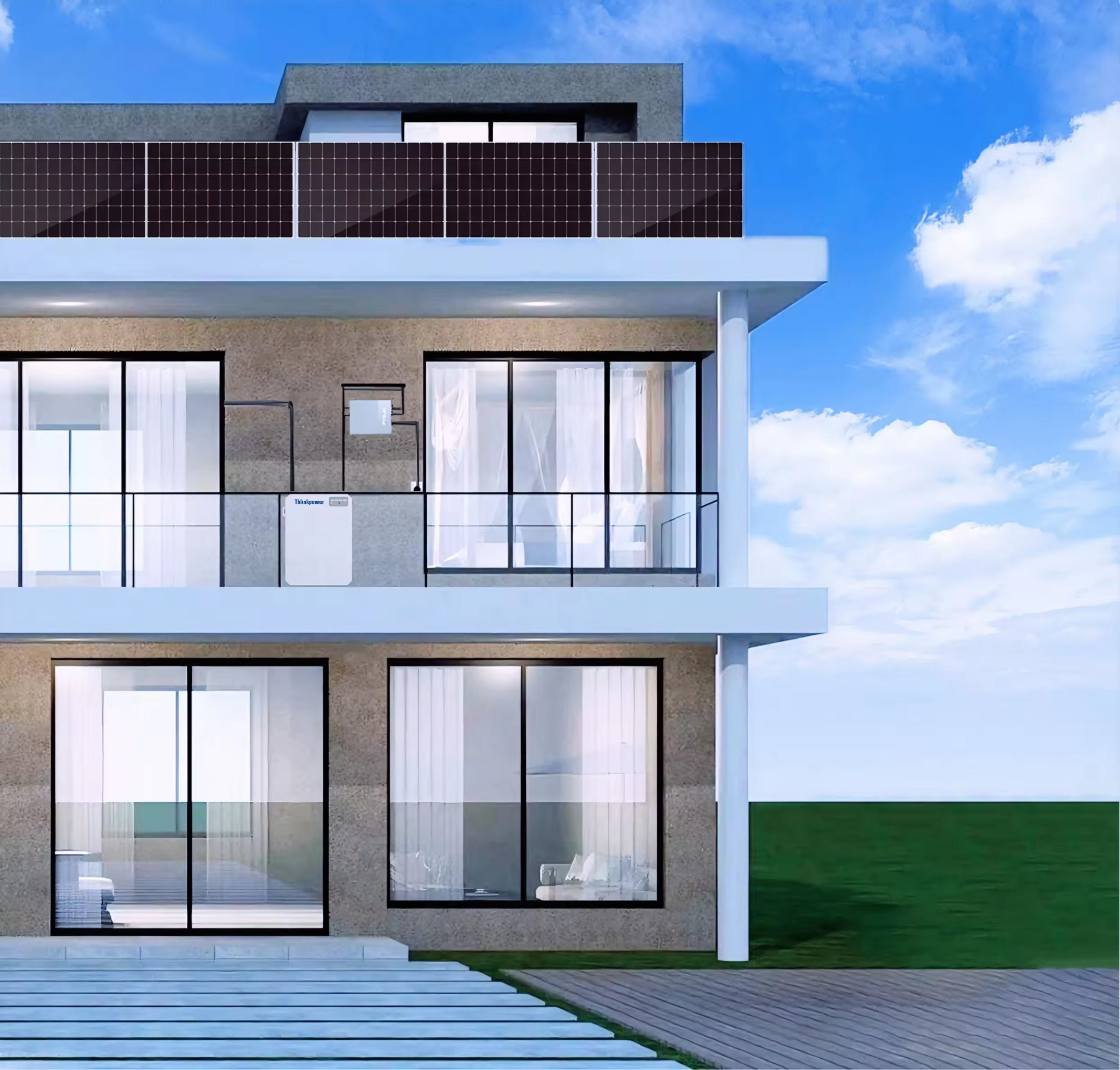 5Kw ~ 20Kw Solar System Complete With High Efficiency Panels Energy Whole House Power Hybrid Solar Kit For Home