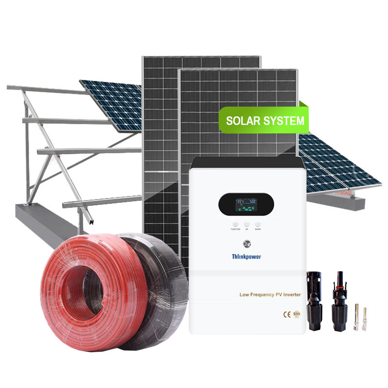 All In One Complete Full Package 500W 500KW 200KW Power Hybrid Solar ...