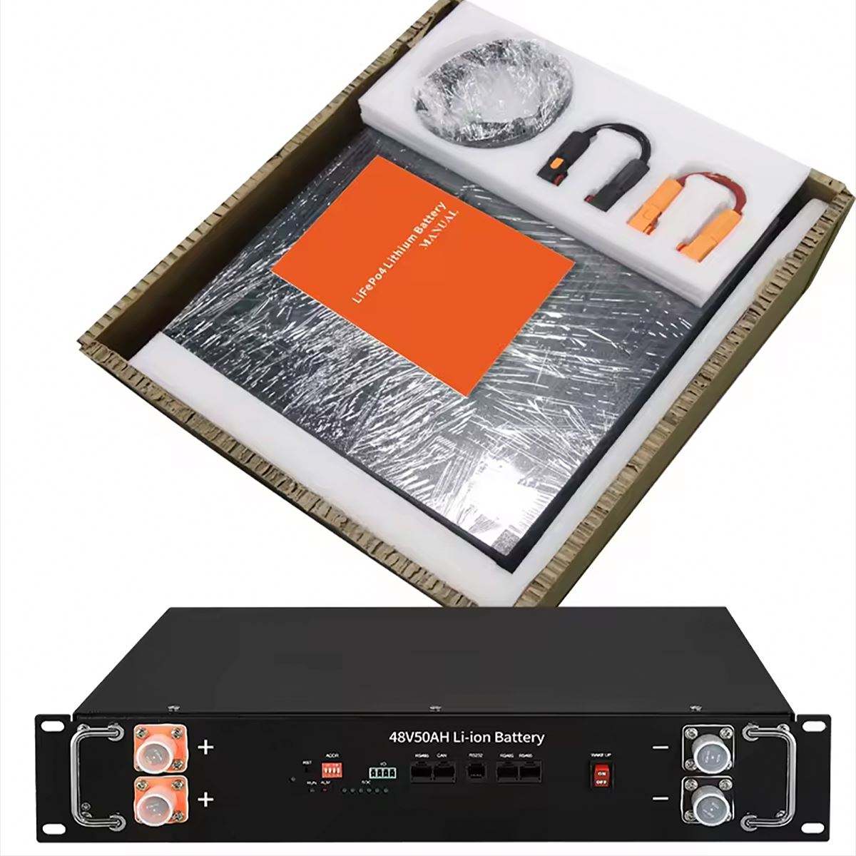 10.24KWH 51.2V 200AH BMS Customization Lithium Ion Energy Storage Battery Rack Li-Ion Lithium-Ion Battery