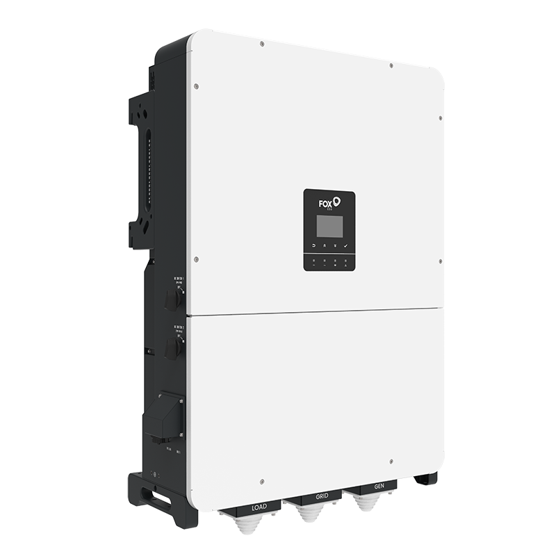 Built-in MPPT Three Phase Hybrid 50-125kw HV Energy Storage Solar Inverter Touch Screen