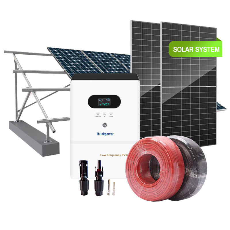 Generator BESS Complete Full Package 30KW 20KW 10KW Power Hybrid Solar Energy Storage System for Home On Off Grid Full Set