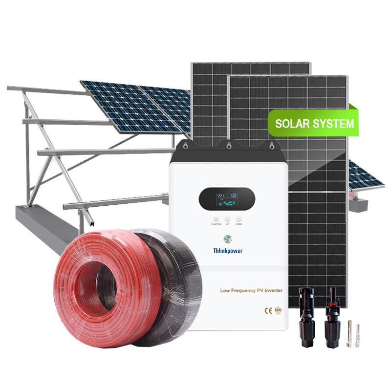 Generator BESS Complete Full Package 30KW 20KW 10KW Power Hybrid Solar Energy Storage System for Home On Off Grid Full Set