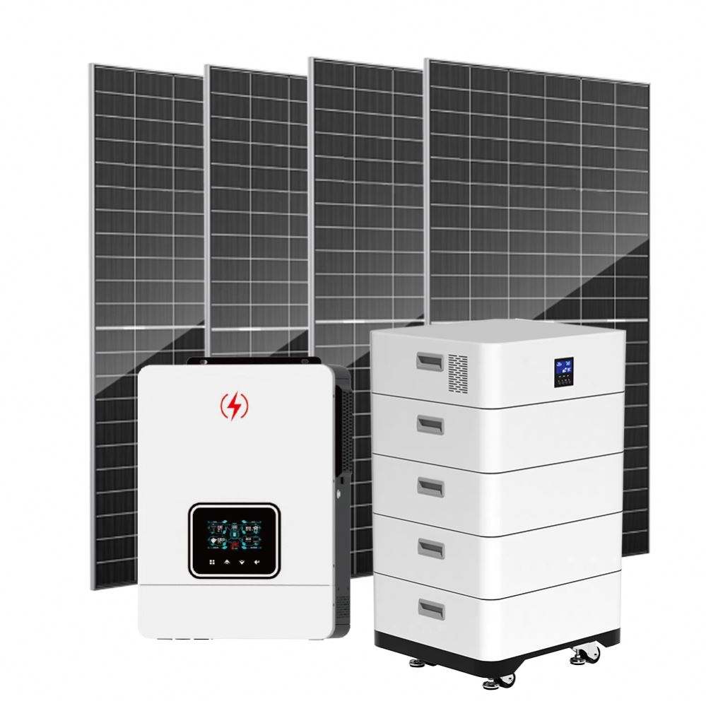 5Kw 6Kw 10Kw Solar Pure Sine Wave Household Energy Storage Solar Energy System Off Grid Complete