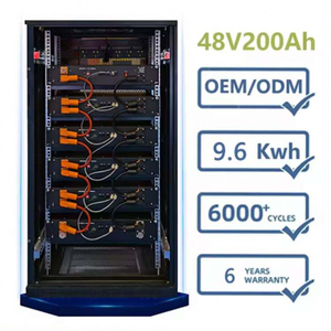 10.24KWH 51.2V 200AH BMS Customization Lithium Ion Energy Storage Battery Rack Li-Ion Lithium-Ion Battery