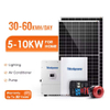 5Kw ~ 20Kw Solar System Complete With High Efficiency Panels Energy Whole House Power Hybrid Solar Kit For Home