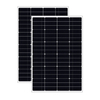 160W 165W 170W 175W 182mm Longer Life-time Power Yield Mono Half Cell Black Solar Panel