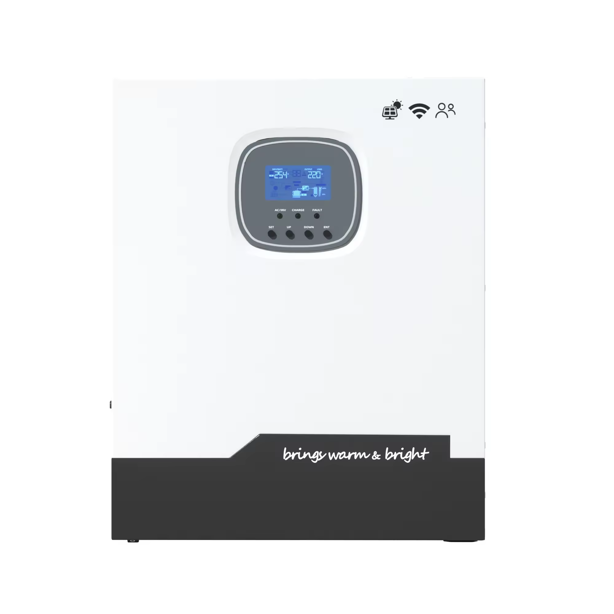 3.5KW Touch Button LED Display Inverter On Grid Inverter Solare