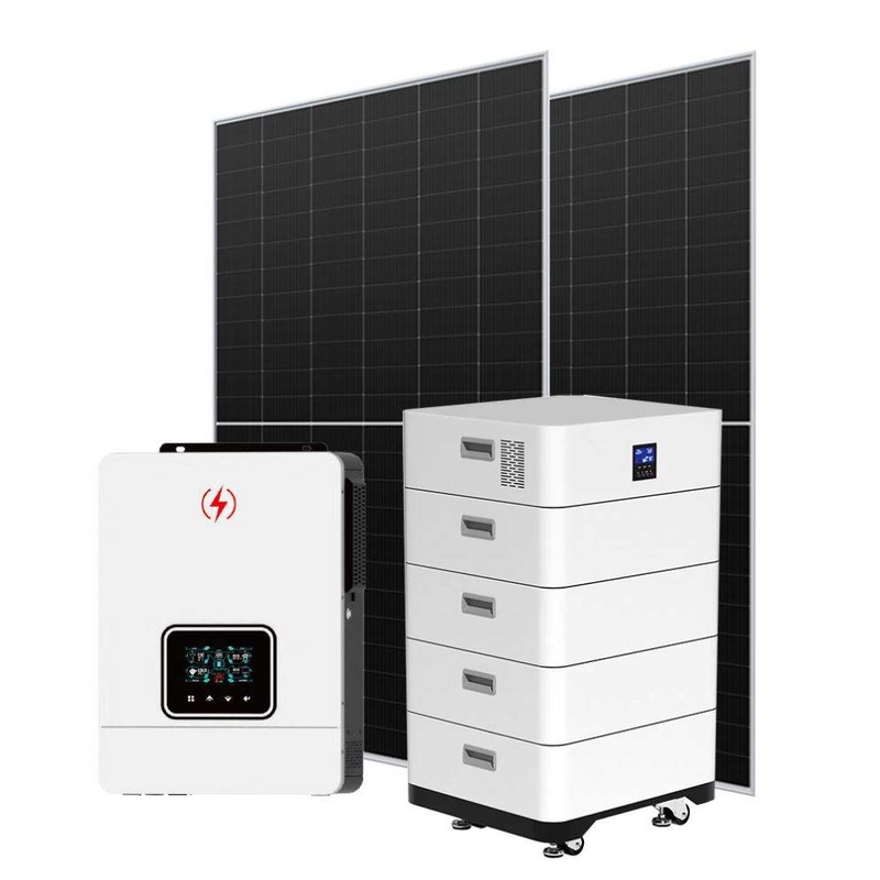 5KW 6KW 8KW 10KW All Black Off Grid Solar System Complete Set Solar ...