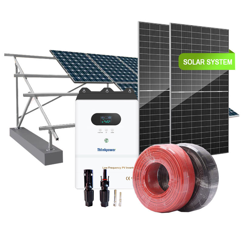 Generator BESS Complete Full Package 30KW 20KW 10KW Power Hybrid Solar Energy Storage System for Home On Off Grid Full Set