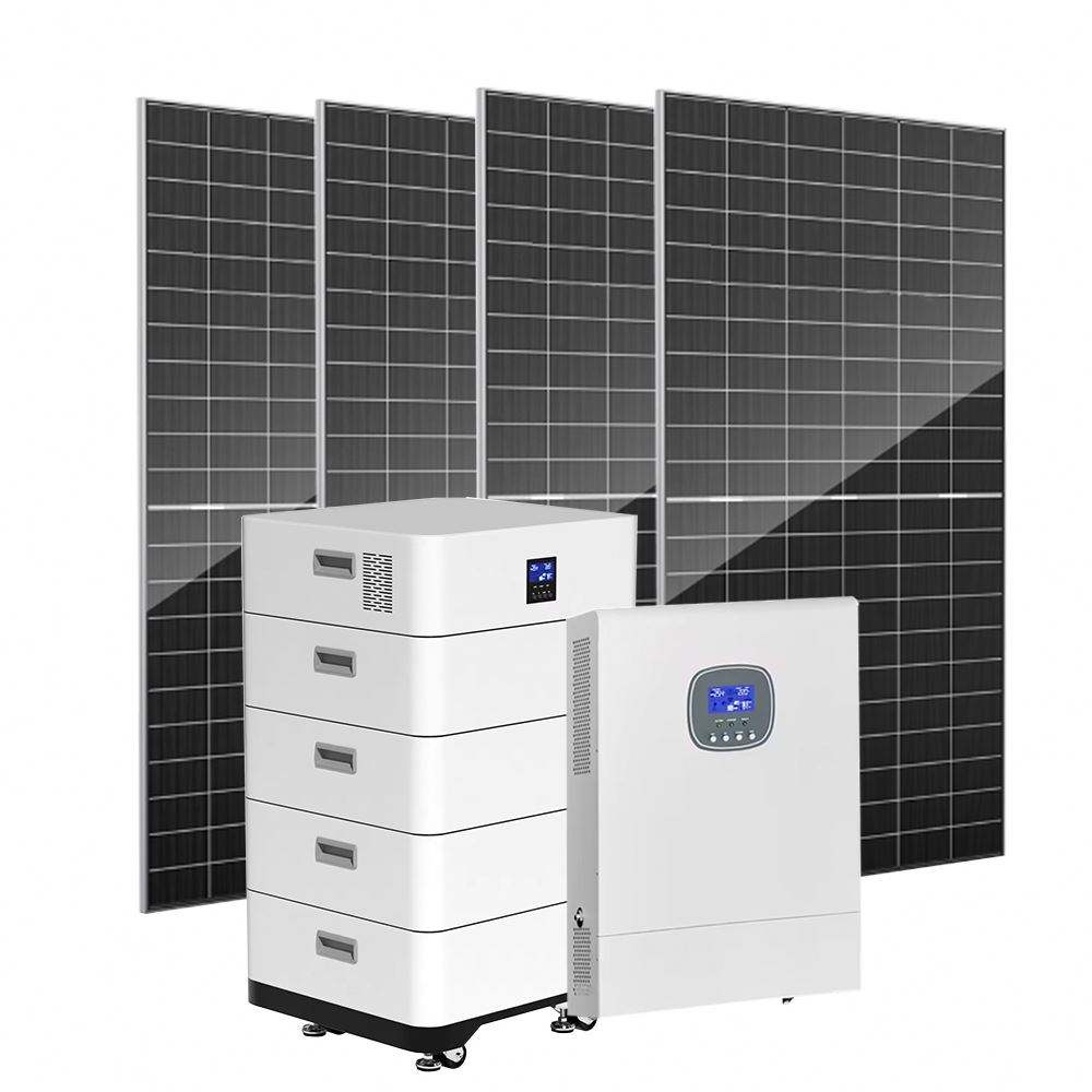 10Kw All Black Hybrid Solar Power System 15Kw Solar Power System