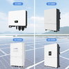 Factory Outlet 80KW 90KW 100KW 110KW Three-Phase 6 MPPT 400VAC On-Grid AC Output Frequency Inverter 3 Phase