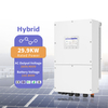 Custom 3 Phase Hybrid Inverter High Voltage Commercial Use 4/8 MPPT 30kw 40kw 50kw Solar Inverters With Controller