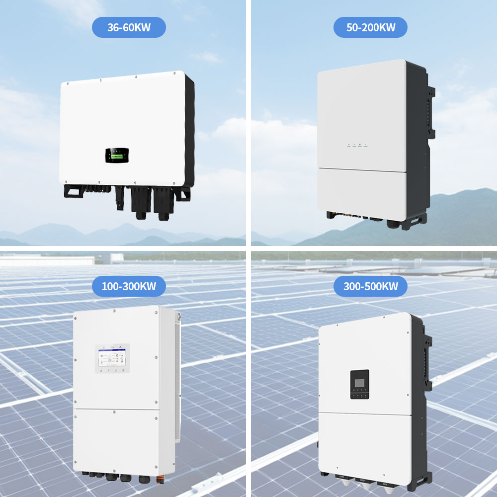 Fast Delivery Support Parallel Pure Sine Wave 380V/400V 75KW 100KW 125KW Solar Inverter Hybrid 3 Phase