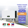 Popular Design Three Phase Grid Tie Inverter 75KW 80KW 90KW 100KW 110KW 3-Phase Solar Inverter