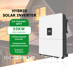 Discount Price Solar Panel System MPPT Output Pure Sine Wave 60KW 75KW 80KW 125KW Three Phase Hybrid Inverter