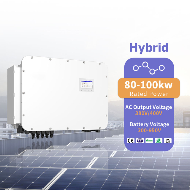 New Product 80KW 90KW 100KW 110KW on Grid Inverter Solar Power Converter 100Kw 3 Phase Solar Inverter